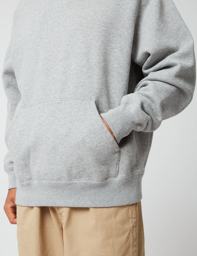 Bhode Hoodie Made-in-Canada (Organic 16oz) - Archive Grey