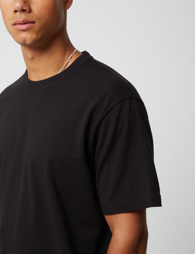 Bhode T-Shirt (Organic/Canada Origin, 9oz) - Black