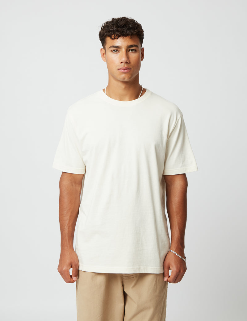 Bhode T-Shirt (Organic/Canada Origin, 9oz) - Ecru