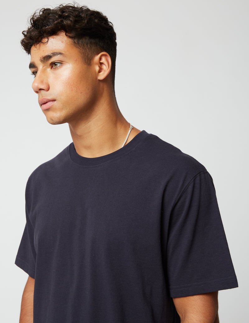 Bhode T-Shirt (Organic/Canada Origin, 9oz) - Midnight Blue