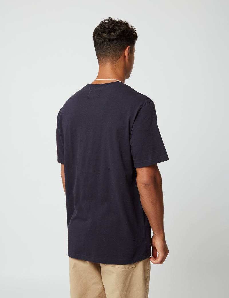 Bhode T-Shirt (Organic/Canada Origin, 9oz) - Midnight Blue