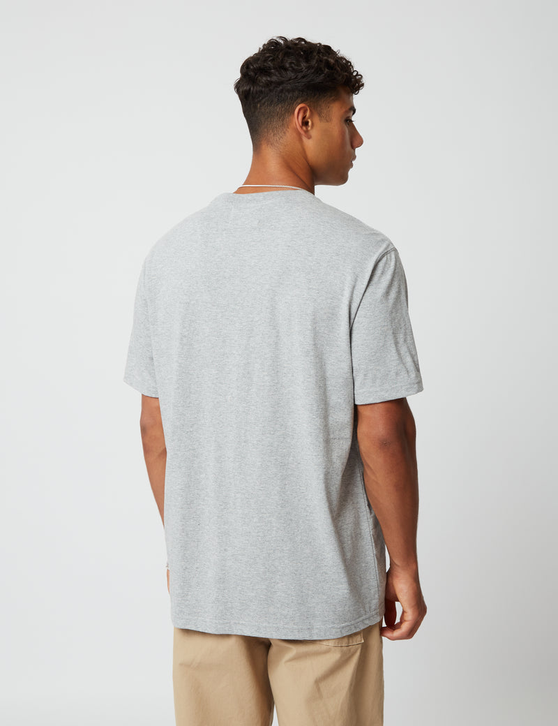 Bhode T-Shirt (Organic/Canada Origin, 9oz) - Archive Grey