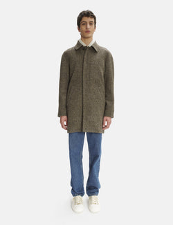 A.P.C. Pete Mac Overcoat - Heathered Beige