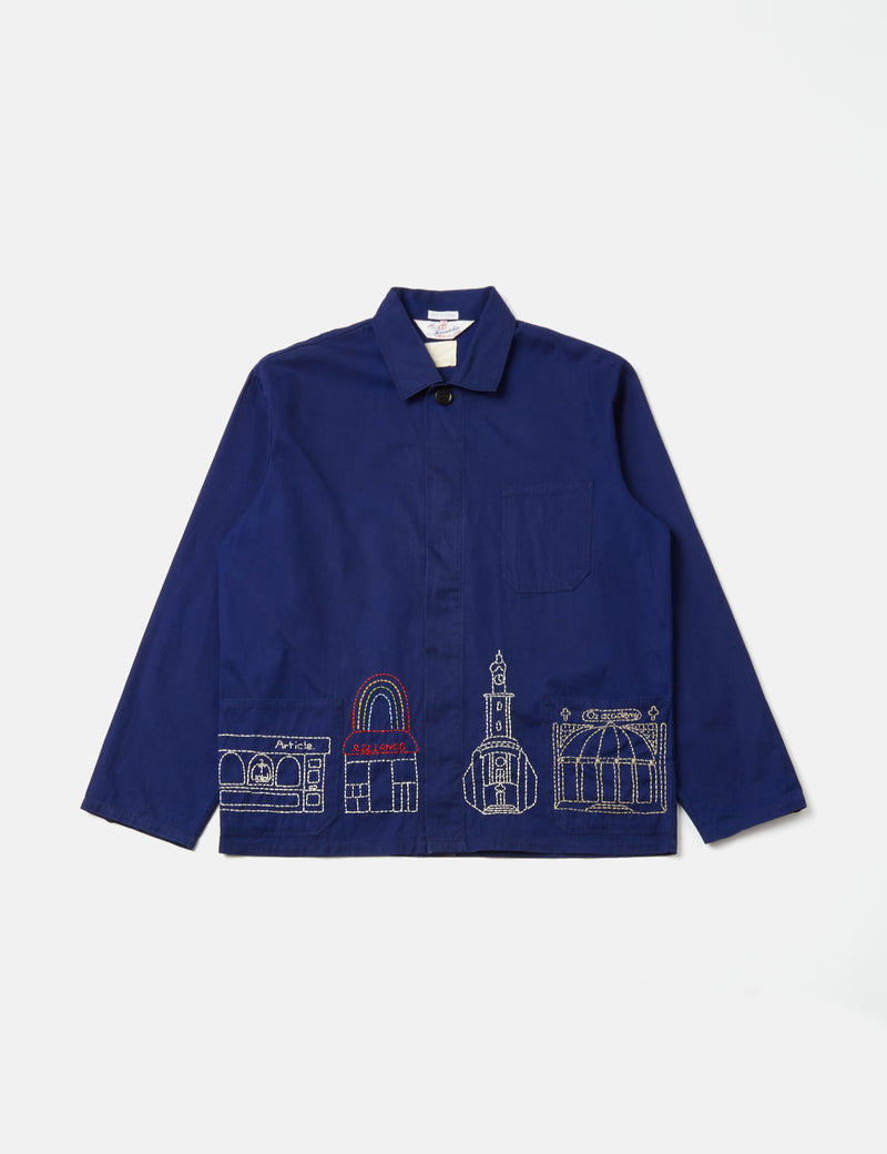 The Wolves Vintage Hand Embroidered Workwear Jacket - The SW9 Jacket