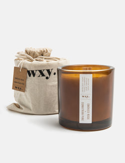 wxy. Big Amber. Candle (12.5oz) - Smoked Rose & Sumatran Pine