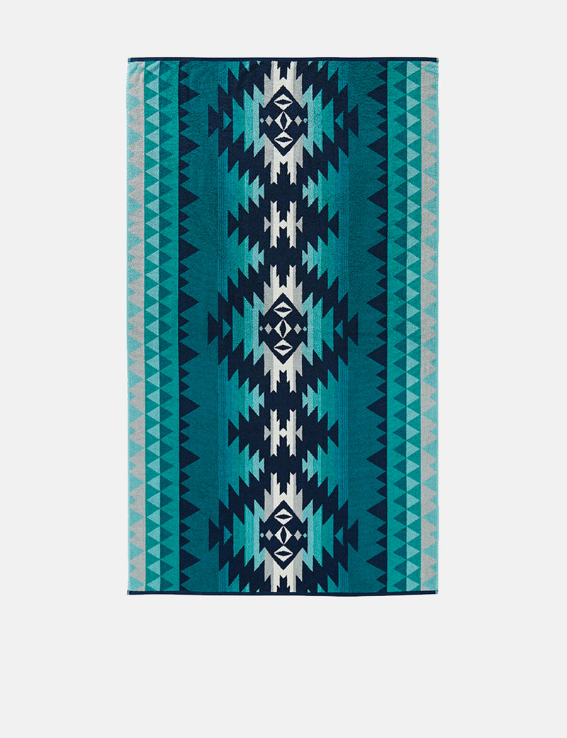 Pendleton Jacquard Beach Towel Papago Park Turquoise Article