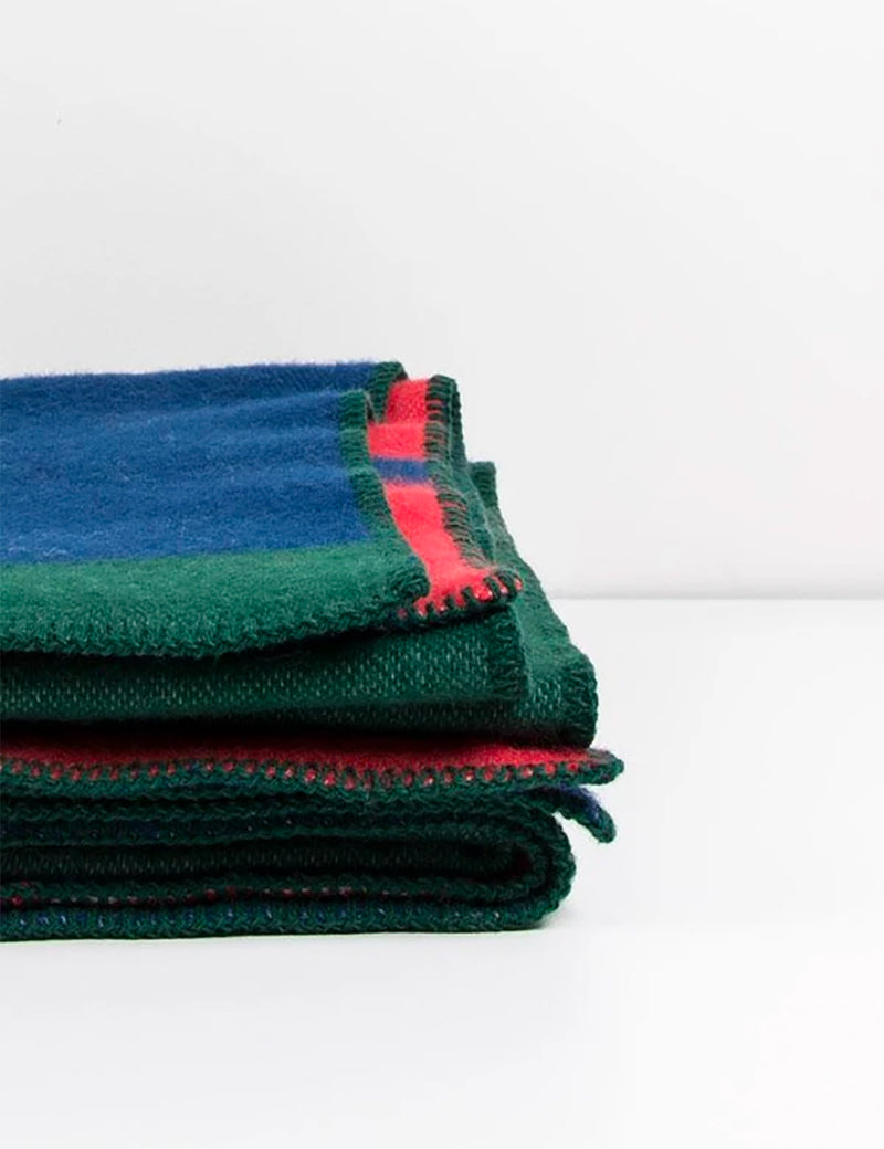 ZigZagZurich Bauhaused 1 Wool Blanket by Michele Rondelli & Sophie Probst