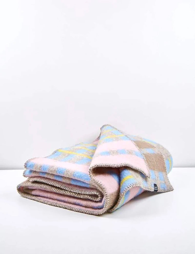 ZigZagZurich Bauhaused 4 Wool Blanket by Michele Rondelli & Sophie Probst