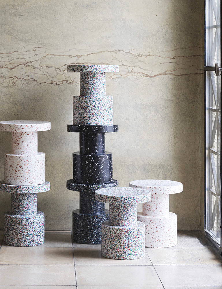 Normann Copenhagen Bit Stool - Black Multi